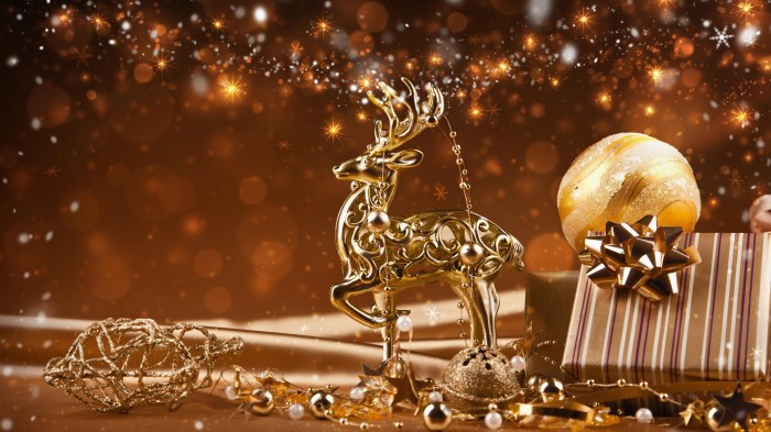 Reindeer golden christmas gold clipart clip transparent background publicdomainpictures