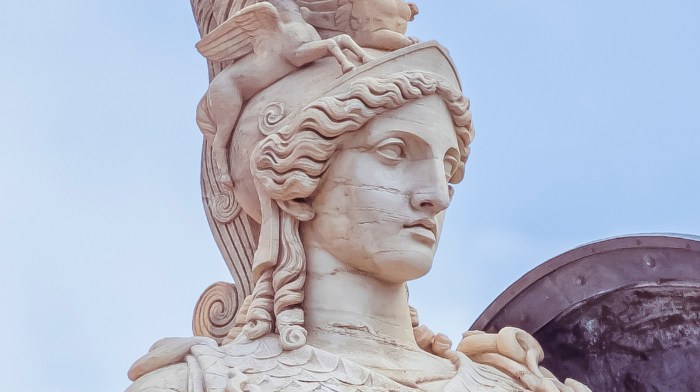 Athena goddess greek she zeus wisdom her god mythology olympian city olive owl gods who athens head tree most shield